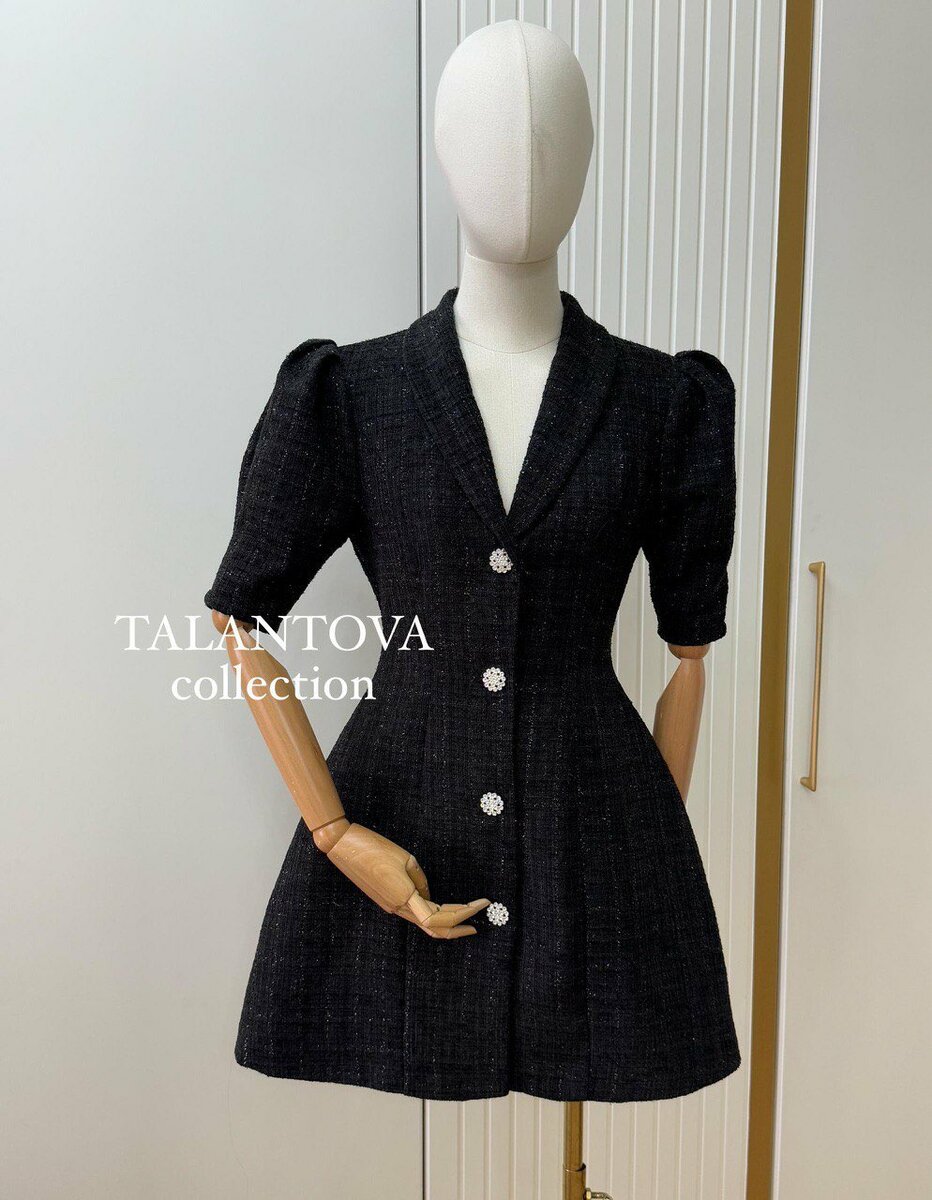 Платье твид