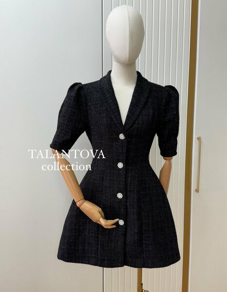 Платье твид