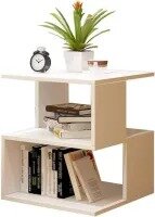 Rectangle Hallow Design Night Stand Storage Bedside Table