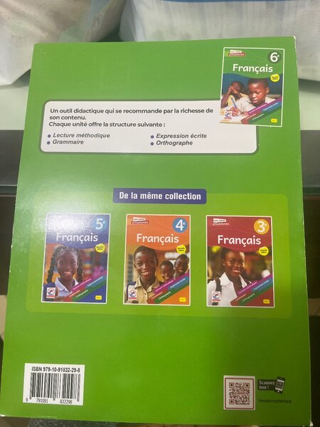 Cahier de Français 6e