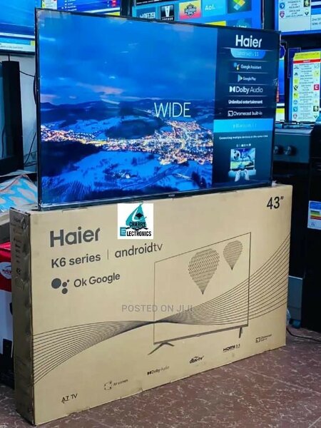 TV Haier 43 pouce androïde wifi direct Netflix youtube play