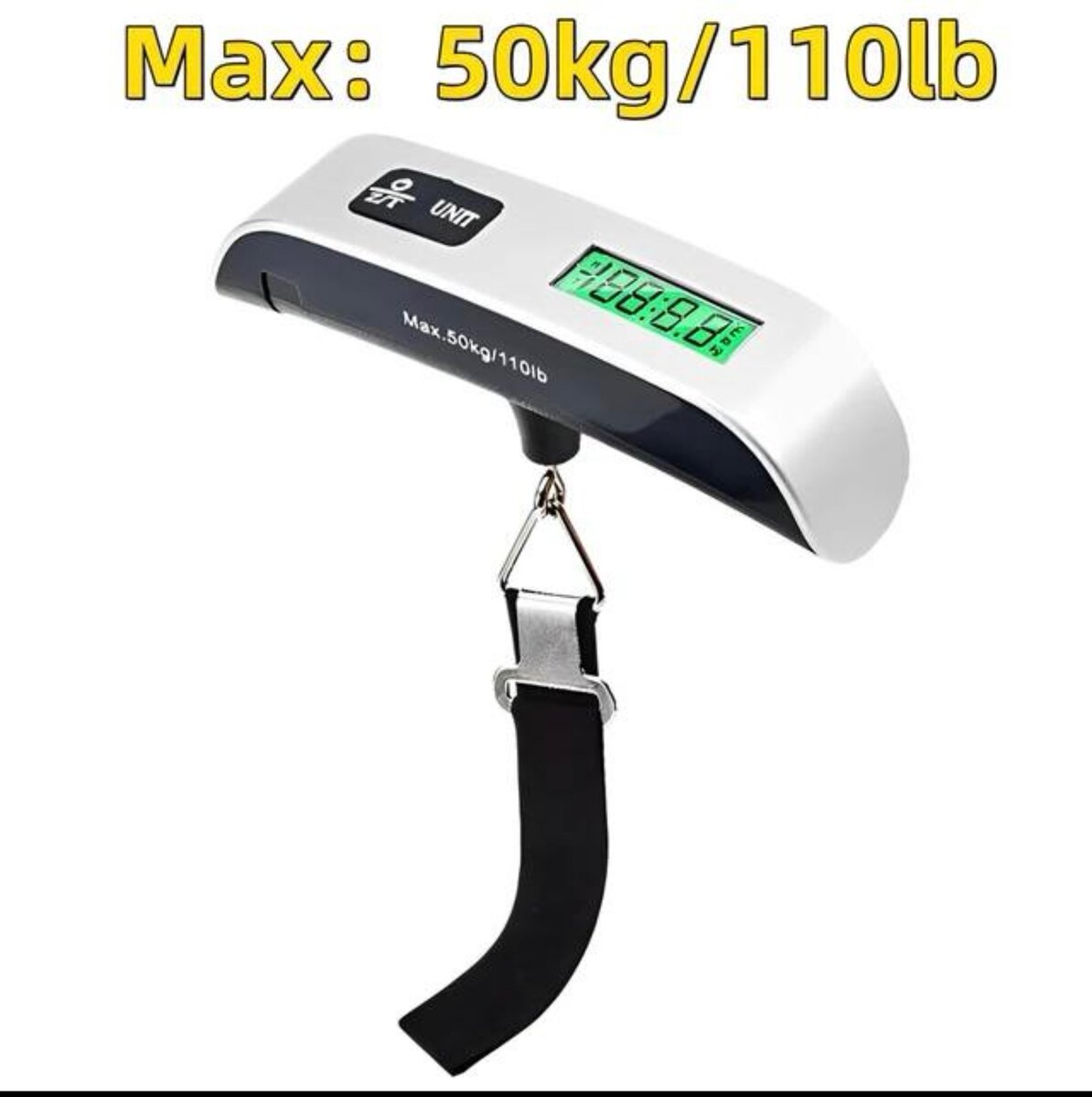 Balance électronique - Portable Jusqua 50 Kg - Gris/Noir