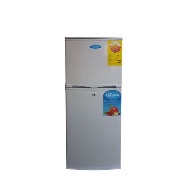 DRF-122A Double Door Refrigerator - 122 Litres - Silver