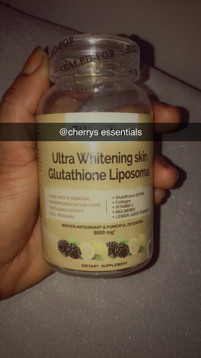 Skin whitening soft gel