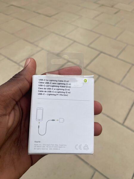 Câble USB-C vers Lightning 2m