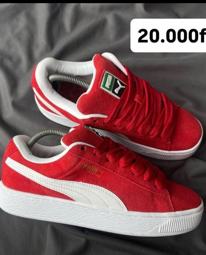 Baskets rouges Puma classiques