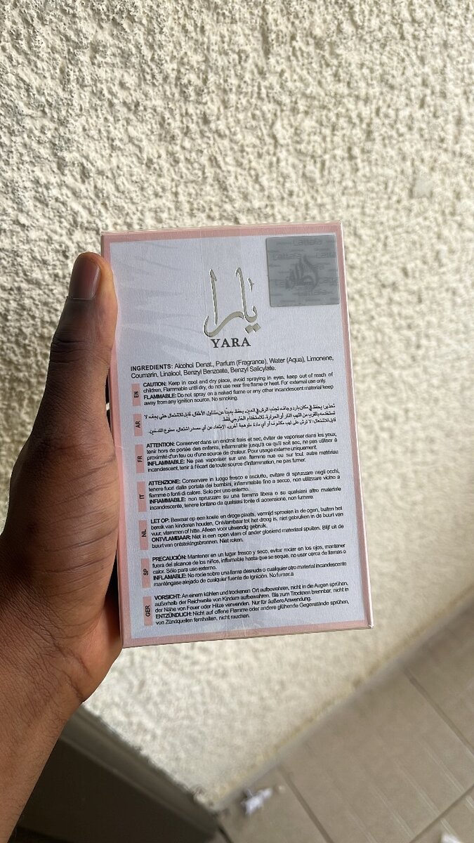Parfum Yara rose disponible