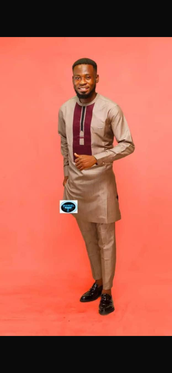 Boubou africain élégant homme