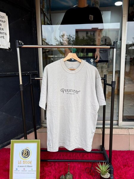 T-shirt homme en coton "Persevere"