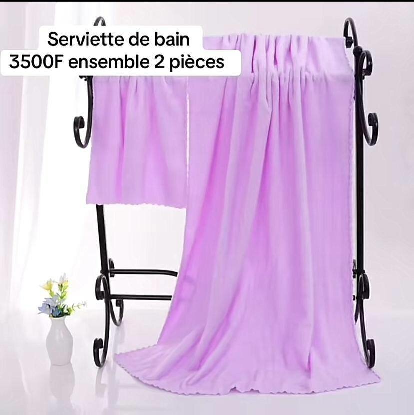 Serviettes de bain douces
