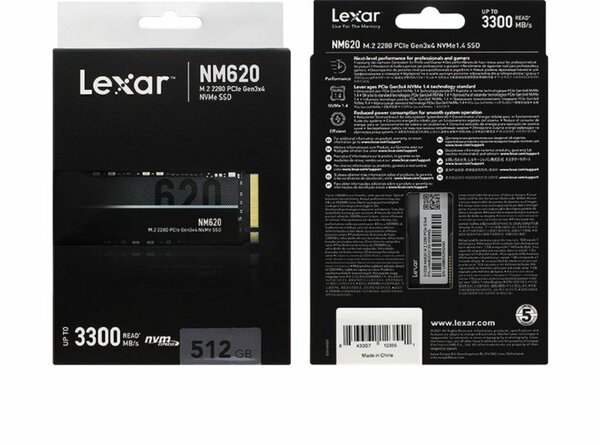 Lexar NM620 512GB SSD