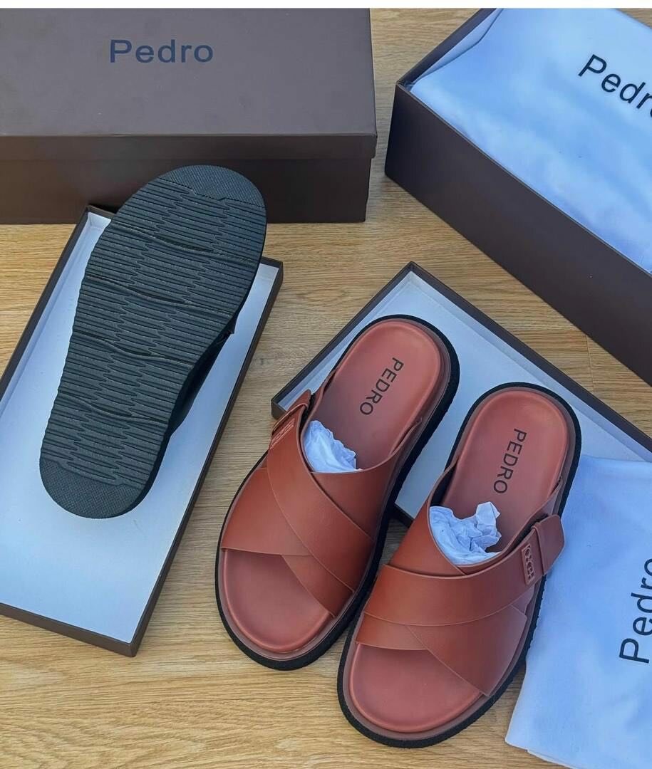 Mules Homme Pedro en Cuir