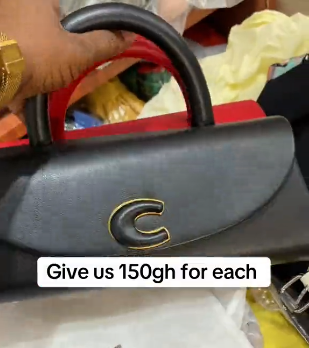 Women's mini bag in black