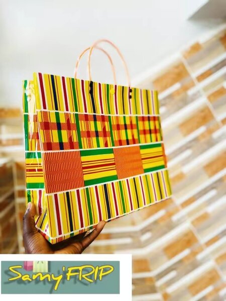 Sac cabas ethnique recyclé