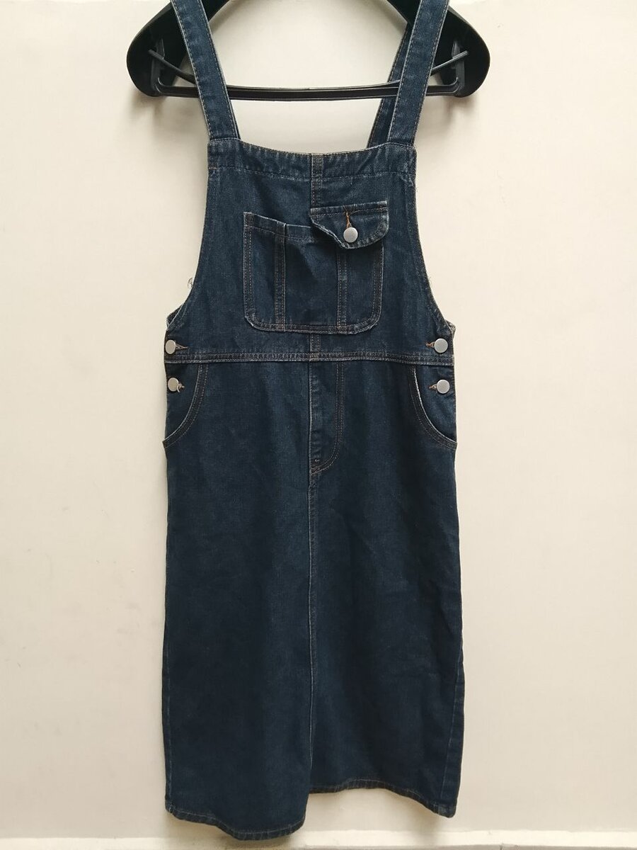 Robe Salopette en Jean Femme