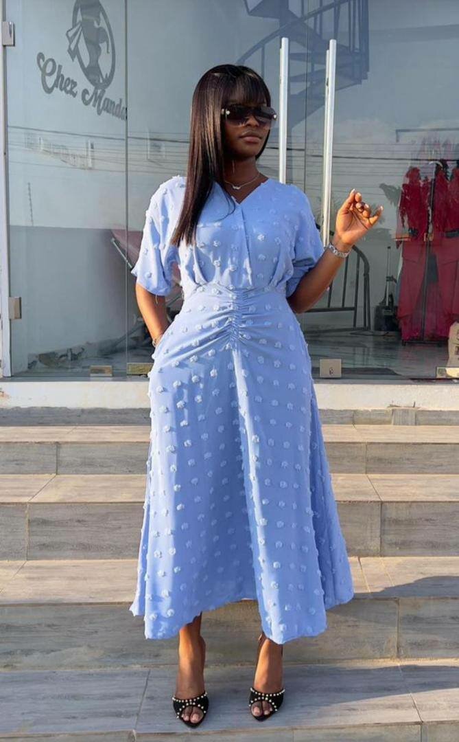 Robe mi-longue élégante