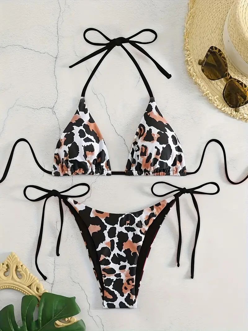 Bikini léopard tendance