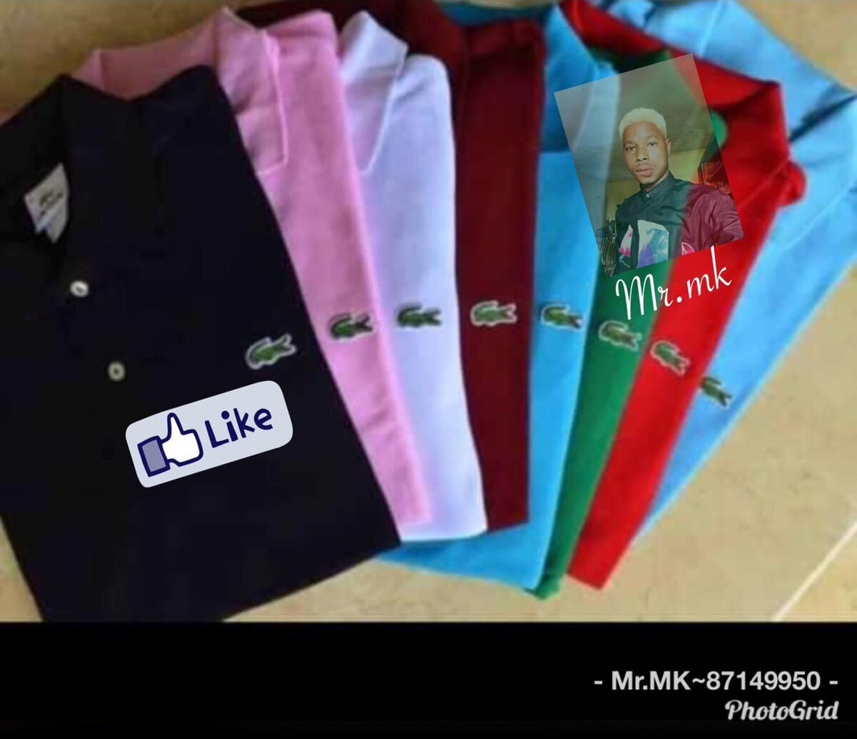 Lot de polos multicolores élégants