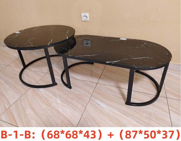 Modern Black Nesting Tables