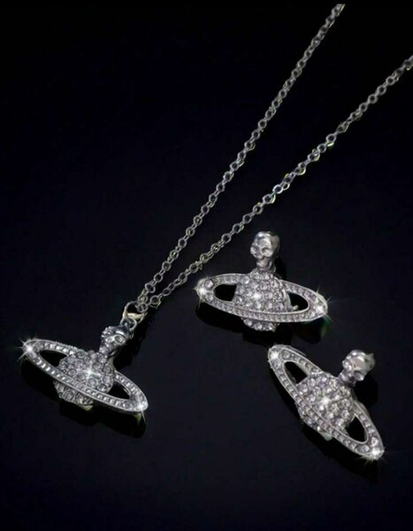 Collier et Boucles en Strass