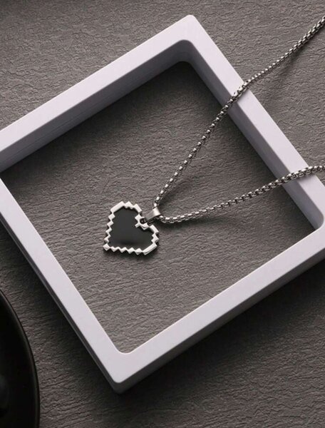 Mosaic Heart Pendant Necklace