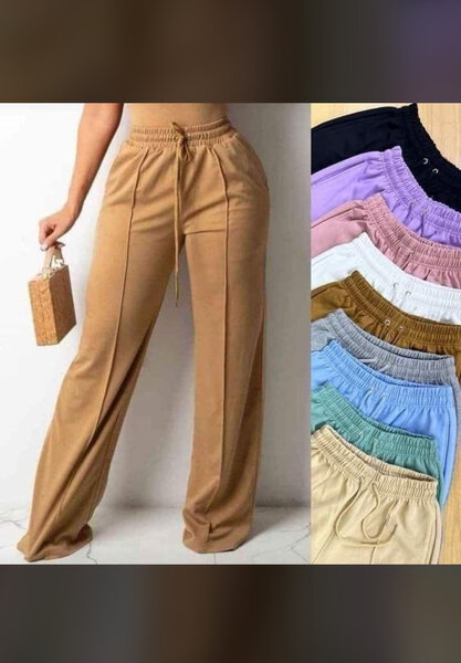 Pantalon évasé femme