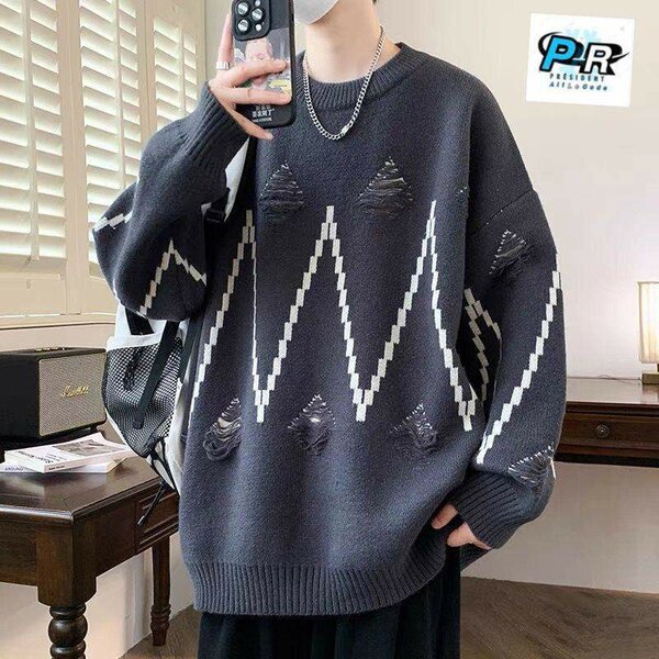 Pull ample graphique