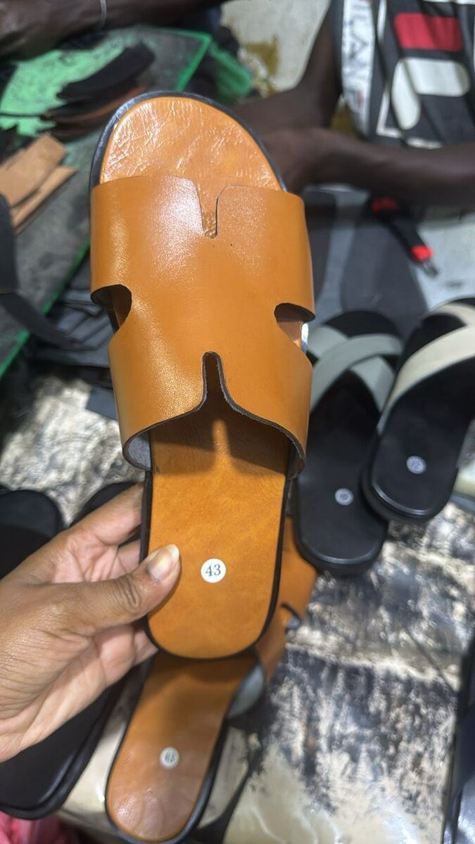 Sandales en cuir hommes