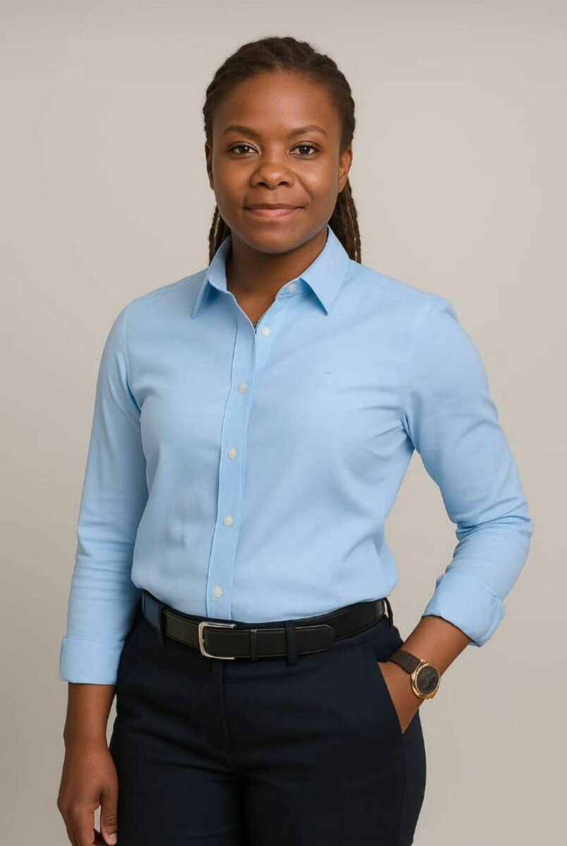 Chemise classique bleu mixte