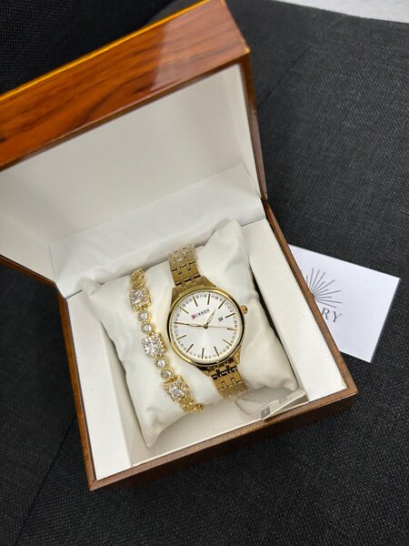 Watch and bracelet set