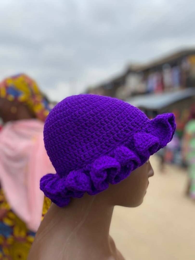 Chapeau Crochet Coloré Été