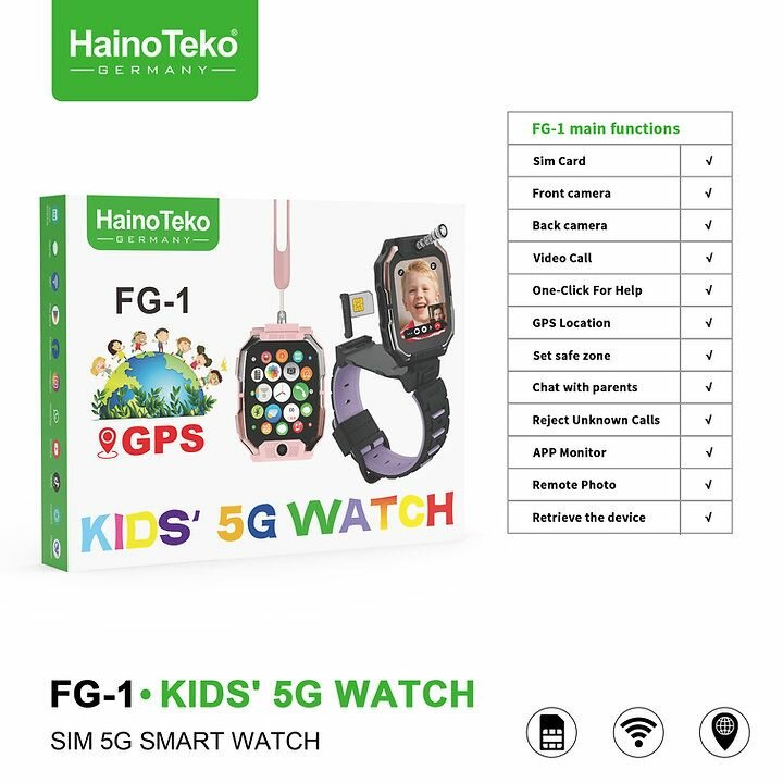 Montre Enfant 5G HainoTeko