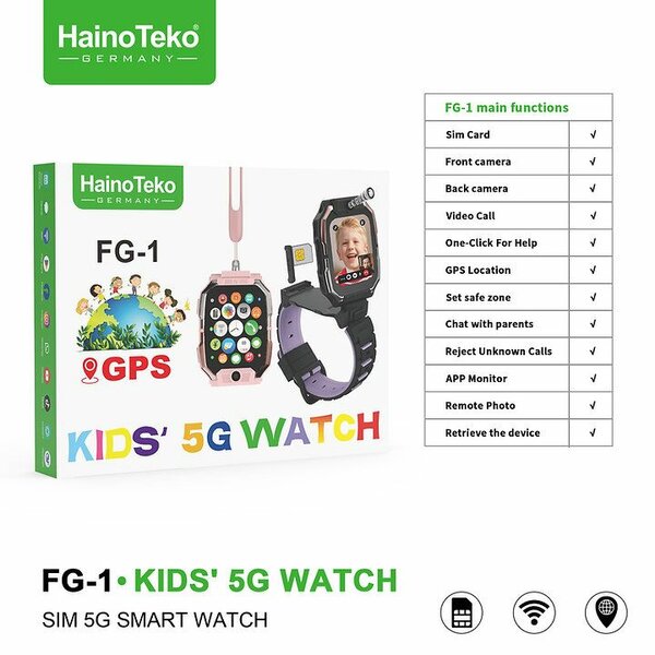 Montre Enfant 5G HainoTeko