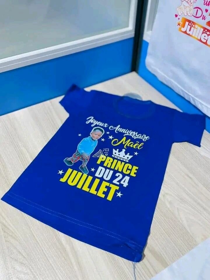 T-Shirts Personnalisés Anniversaire Enfant