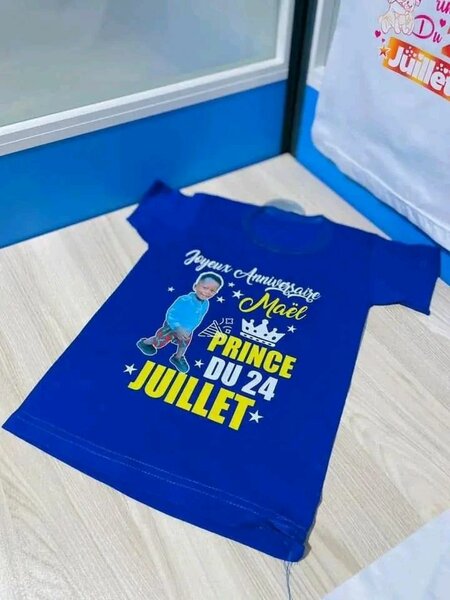 T-Shirts Personnalisés Anniversaire Enfant