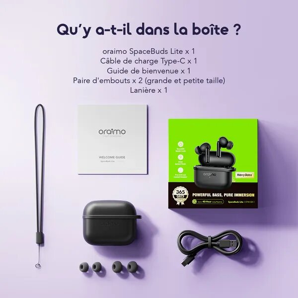 Écouteurs Sans Fil Oraimo