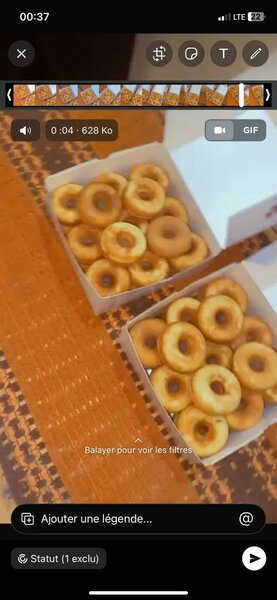 Mini beignets et biscuits croquants