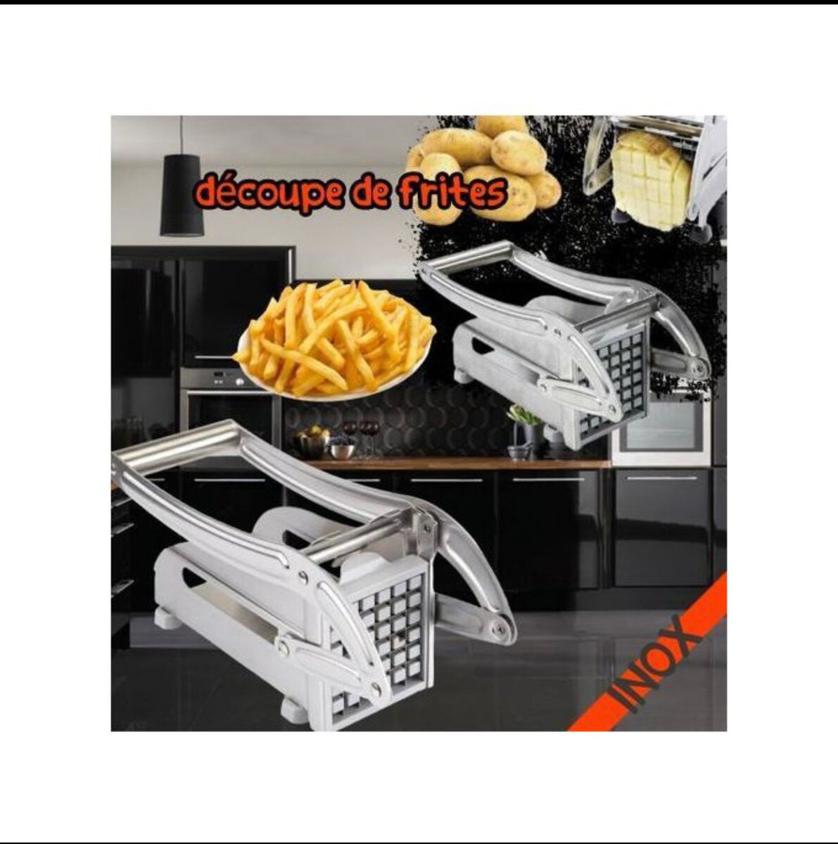 coupe-frites manuel, trancheuse de pommes de terre, trancheu