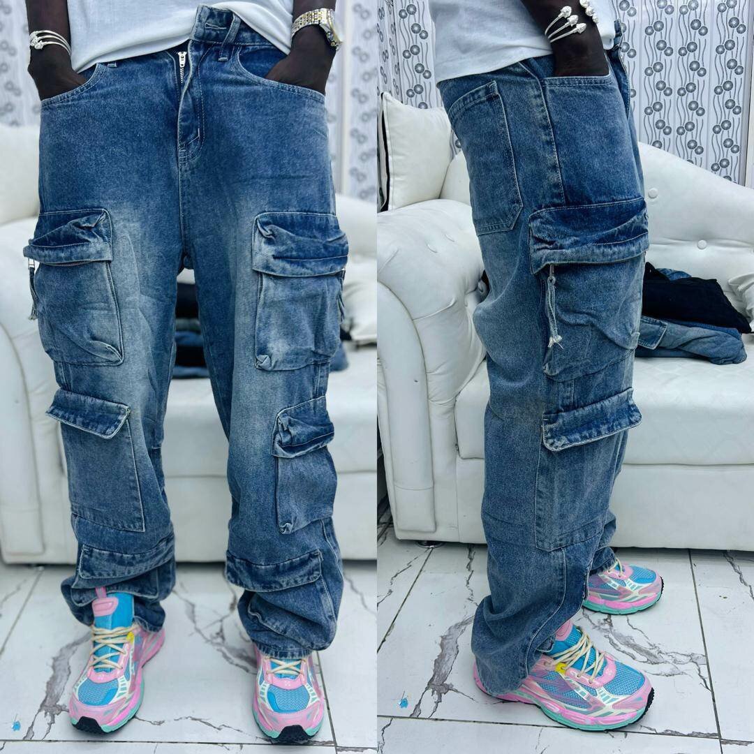 Gros bas en jeans