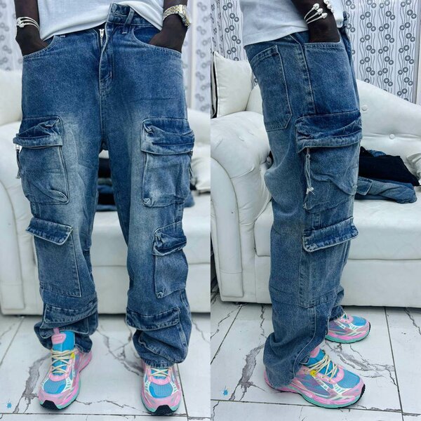 Gros bas en jeans