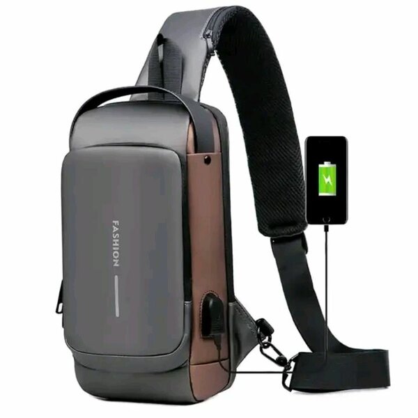 Sac bandoulière avec port USB
