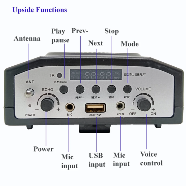 Amplificateur portable avec micro
