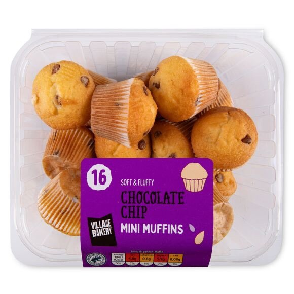 Village Bakery Mini Muffins 380g/16 Pack