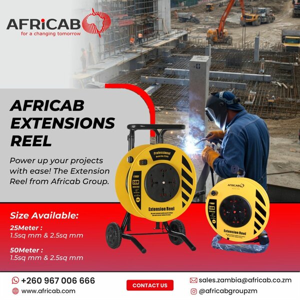 Extension reels available in 1.5mm and 2.5mm