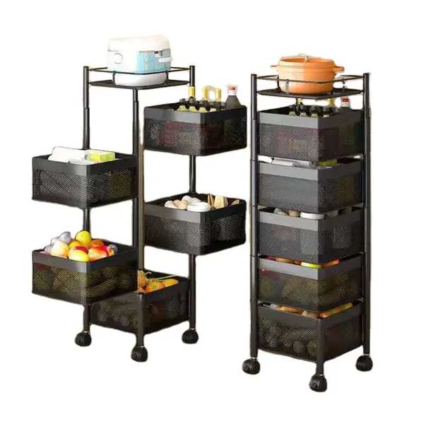 5 Layers Kitchen Trolley