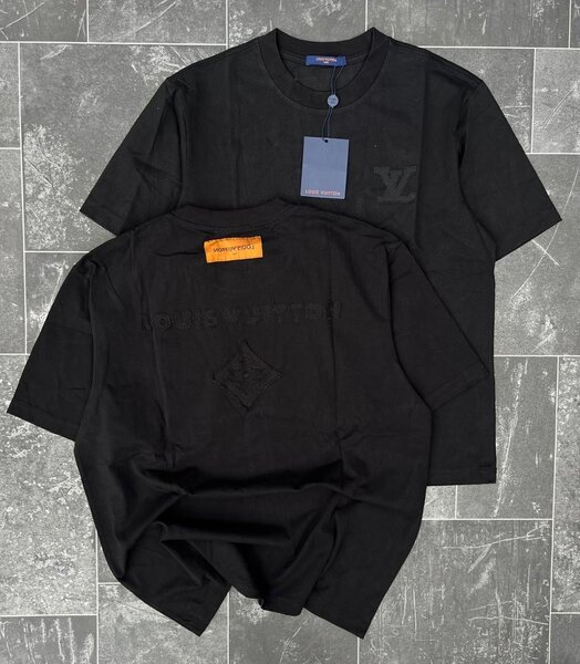 T-shirt noir unisexe moderne