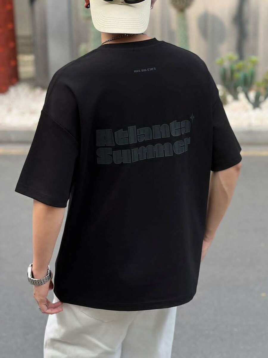 T-shirt graphique tendance homme