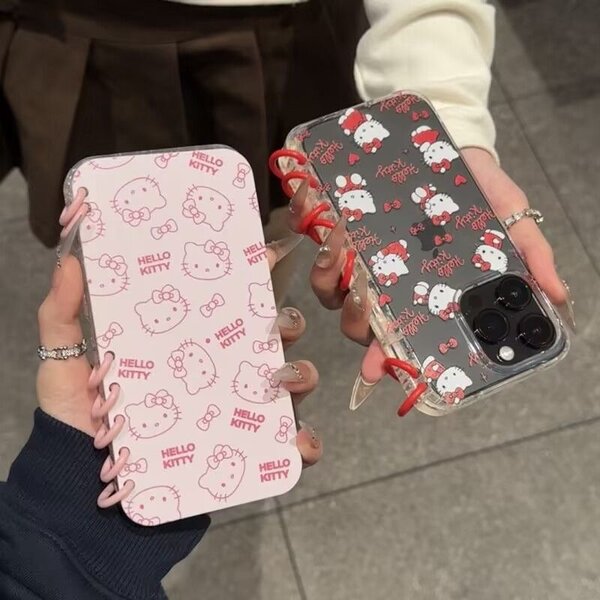 Coque hello kitty à rabat