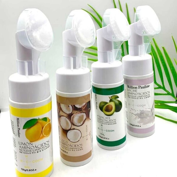 Mousse nettoyante aux acides aminés