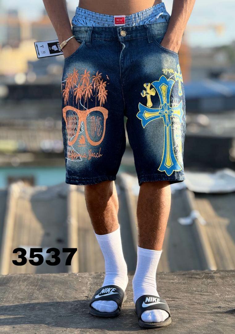 Shorts en denim tendance pour homme